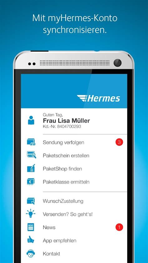 hermes pakethscine mobil|hermes paket app.